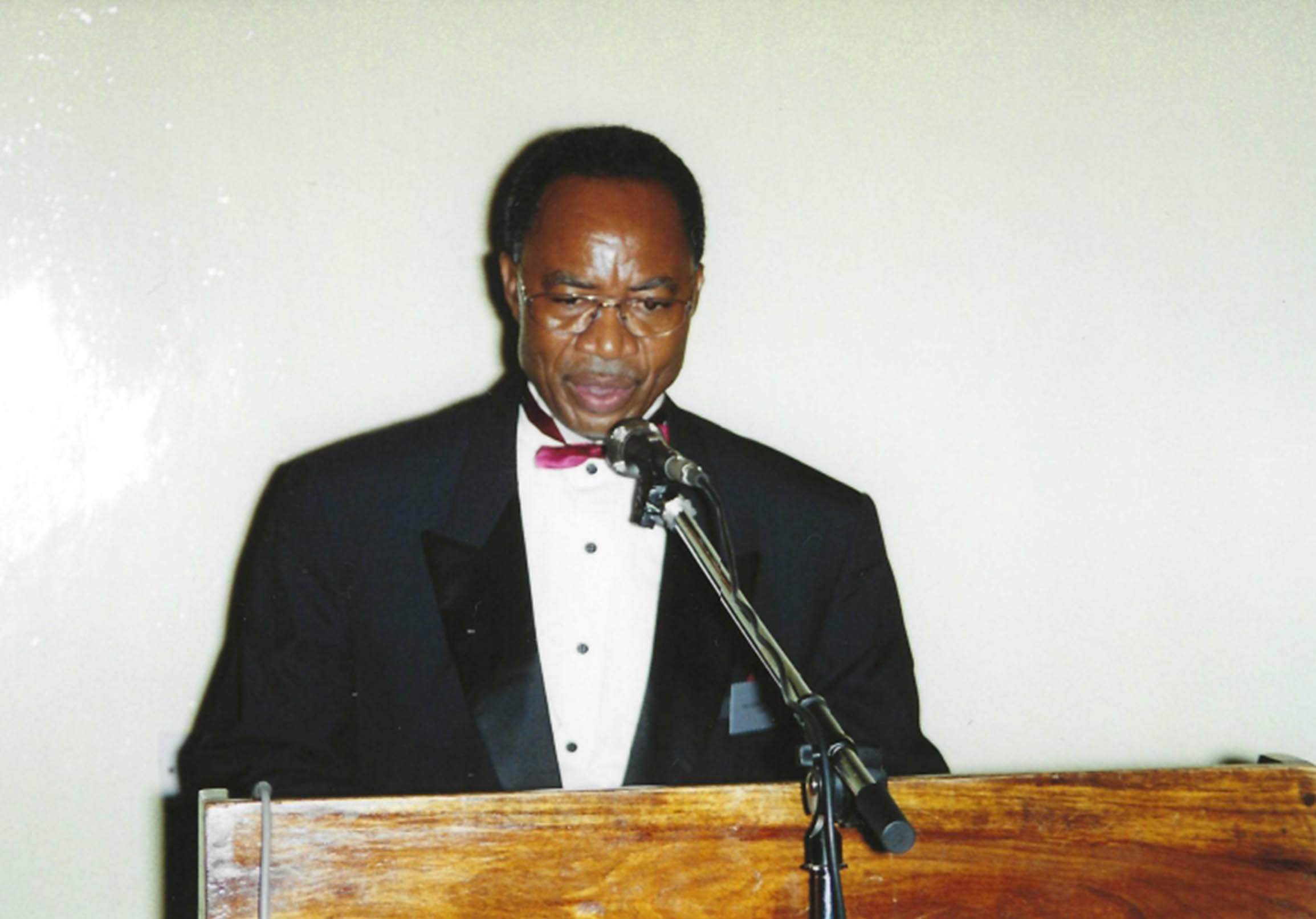 Dr. Henry Musenge, Co-Chairman of IME Addresses IME Symposium Delegates in Cape Town, SA