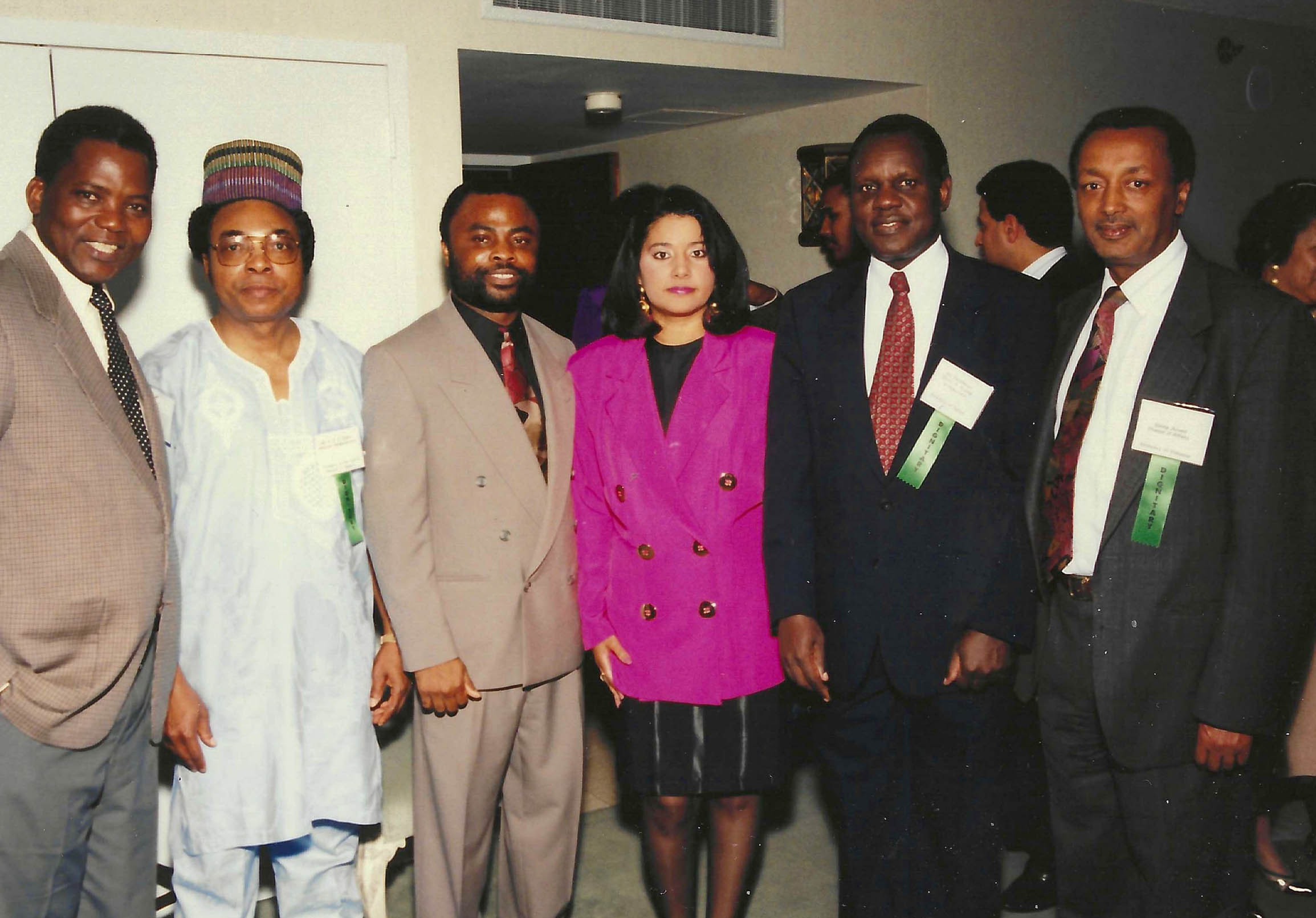 Group photo with the former ambassadors of Ethiopia, Kenya, Nigeria, and Tanzania at the Commonwealth of VirginiaAfrican Summit in Richmond, VA.