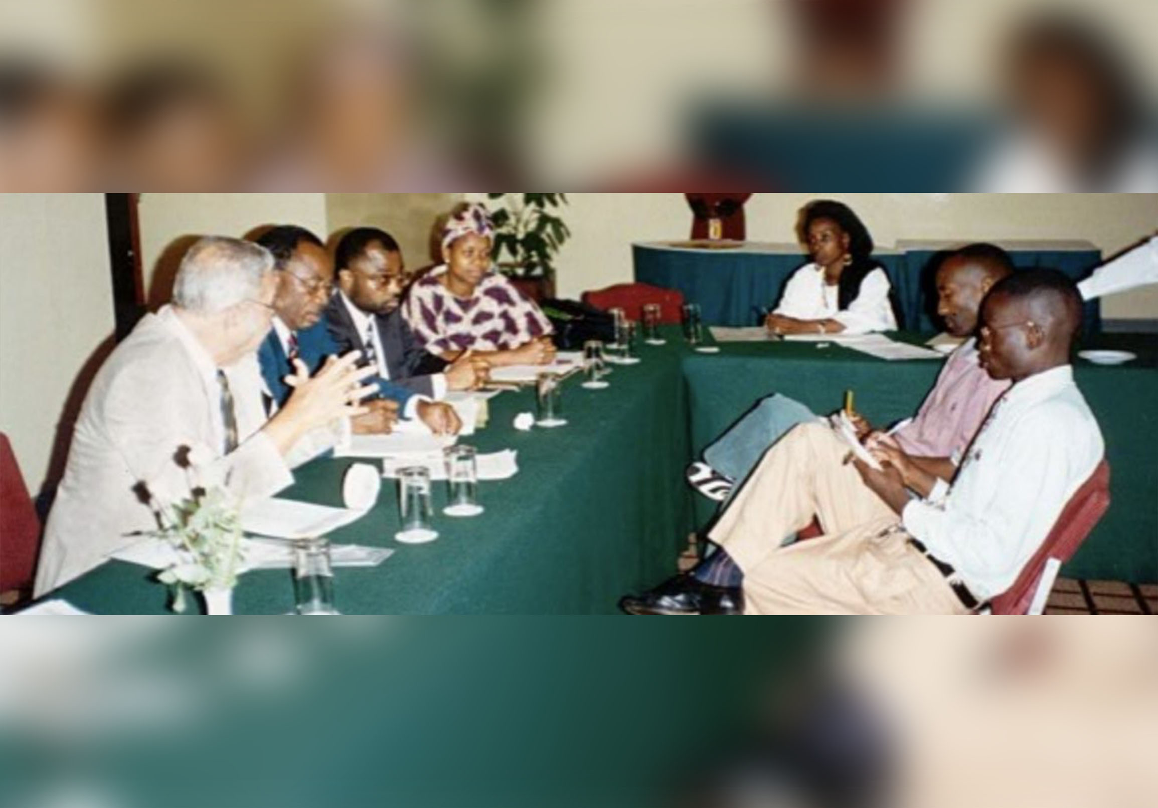 IME Board Members (Dr. French, Dr. Musenge, and Basil) Press Interview by The Times of Zambia in Lusaka on 19, September 1997