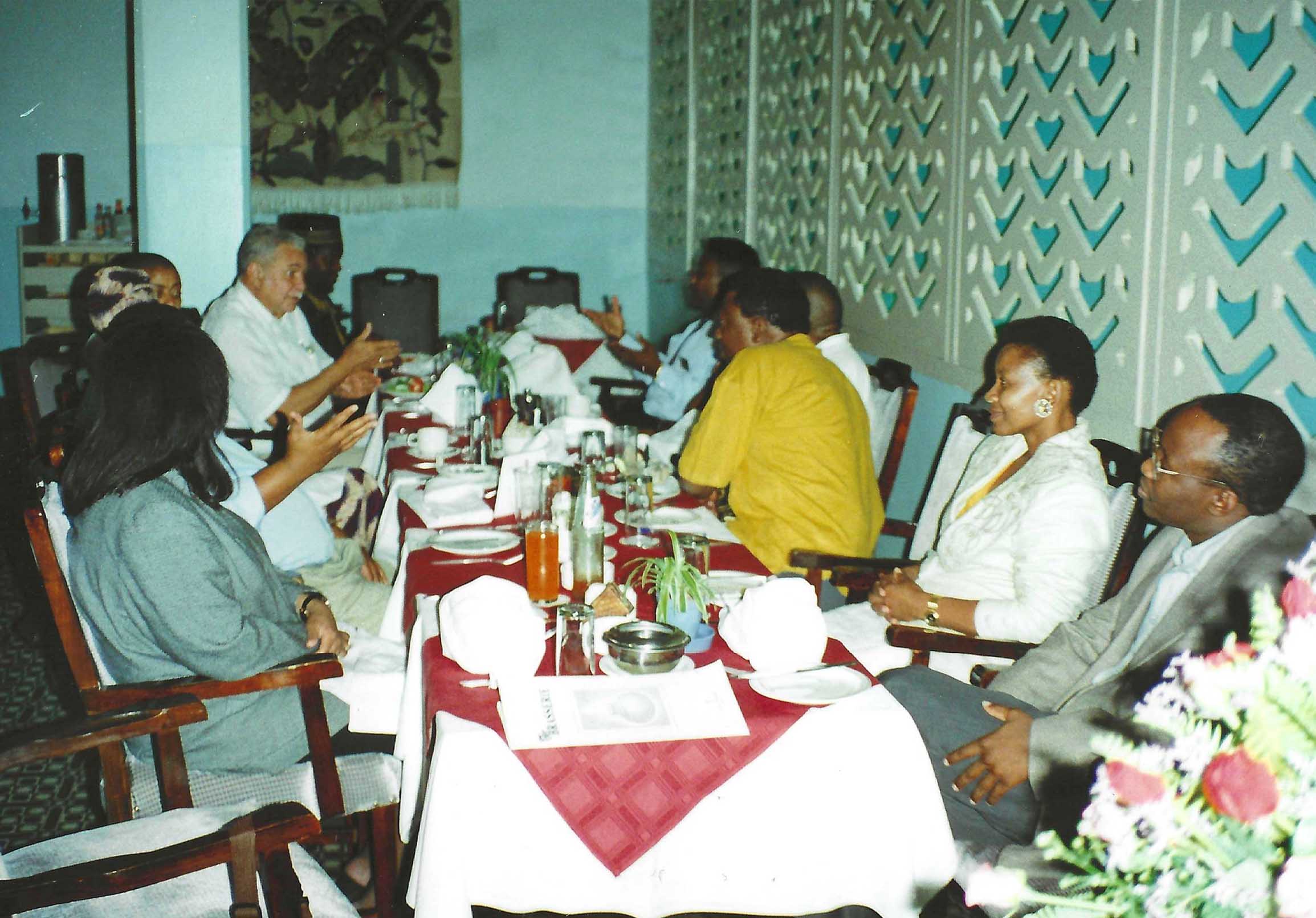 IME Steering Committee Pre-Dinner at Hotel Intercontinental in Lusaka, Zambia 2